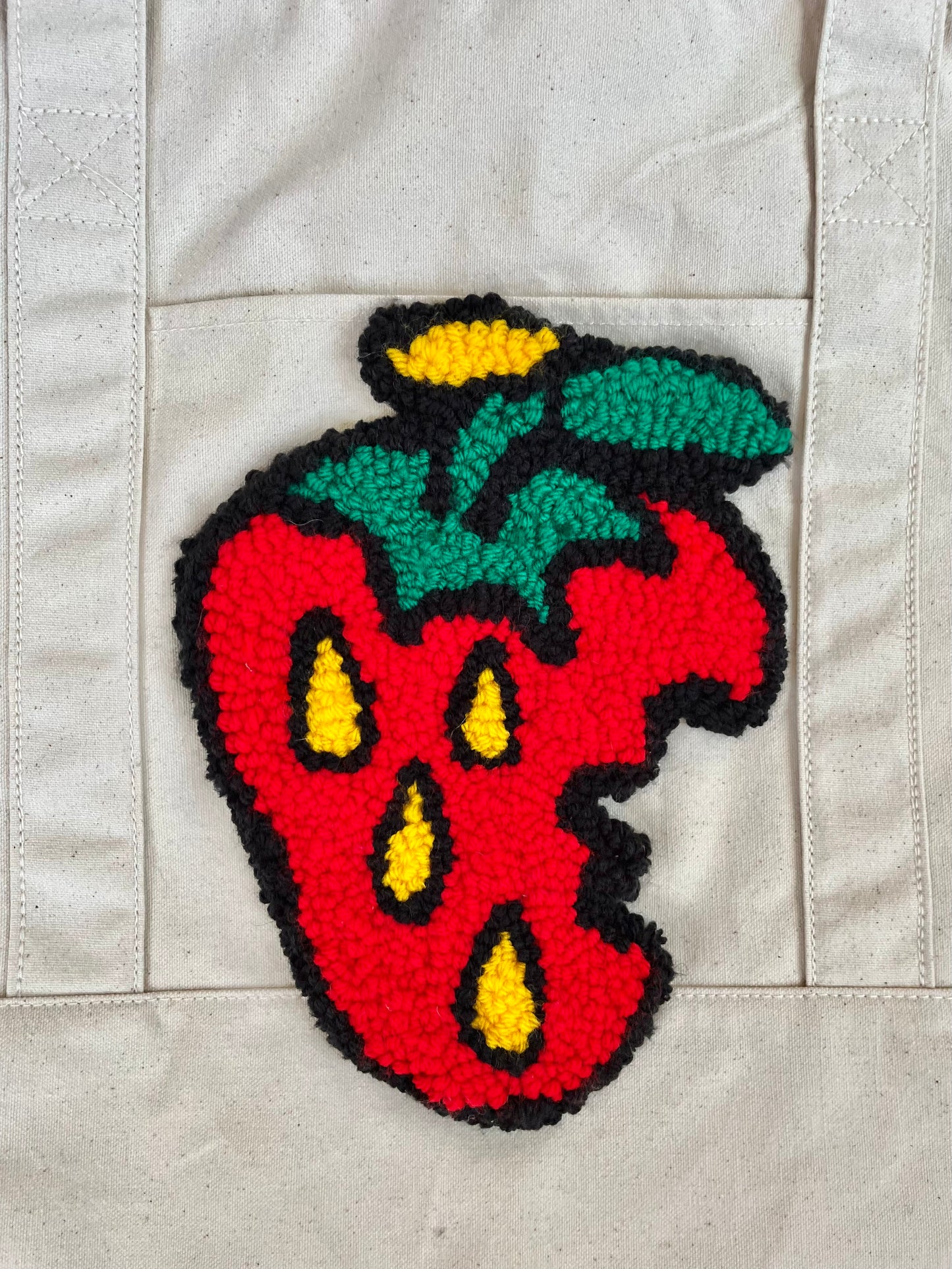Strawberry Heavy Weight Tote Bag