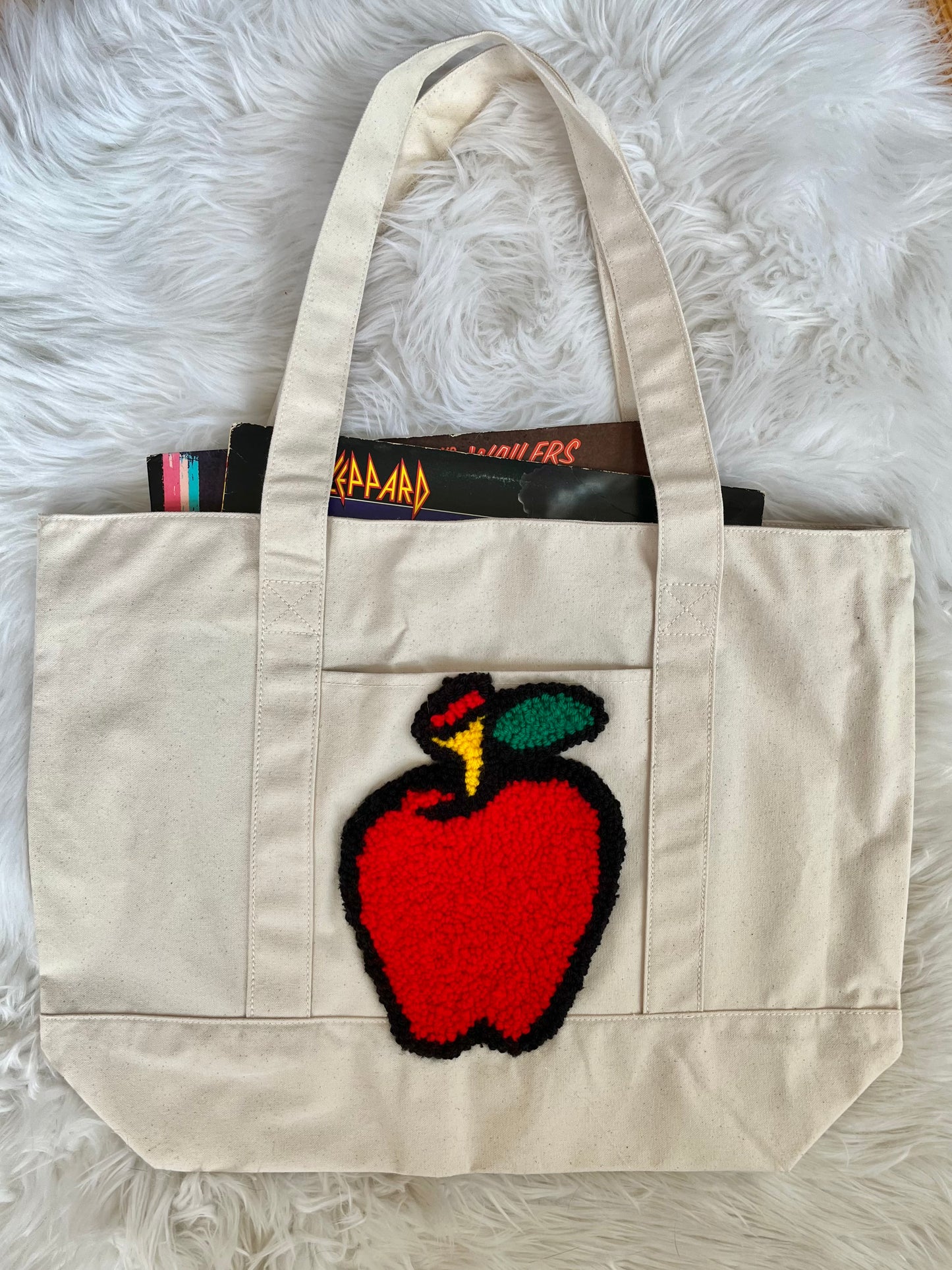 Apple Heavy Weight Tote Bag