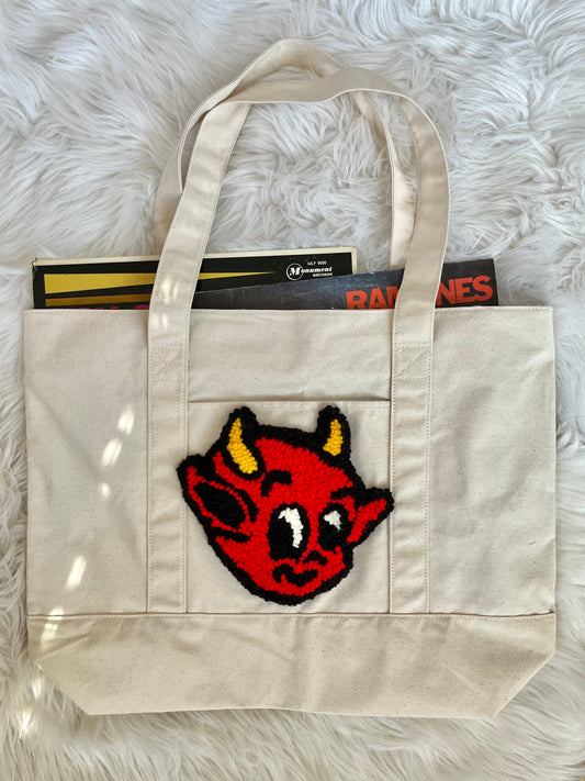 Little Devil Heavy Weight Tote Bag